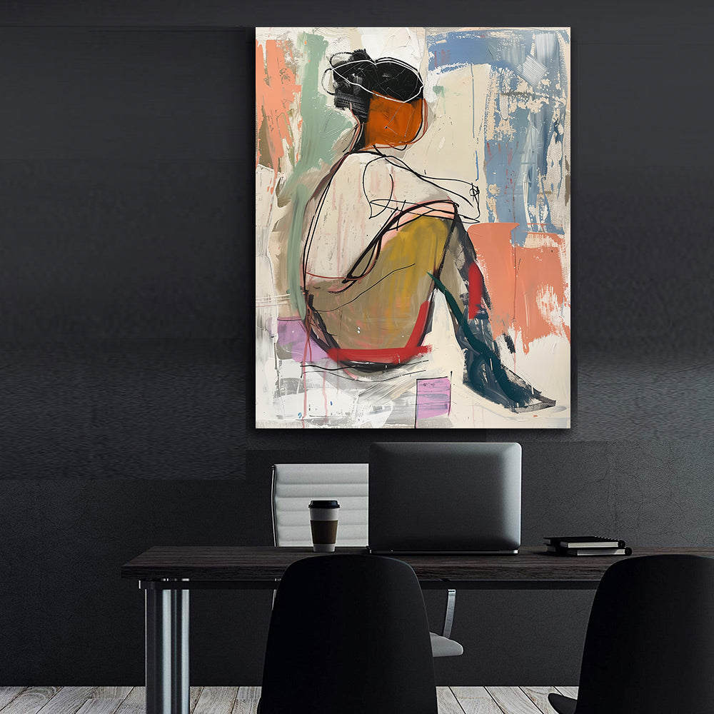 Canvas painting - Deep Contemplation