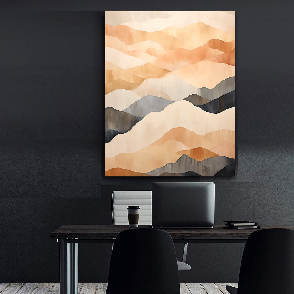 Tablou Canvas - Mountain Abstract Art