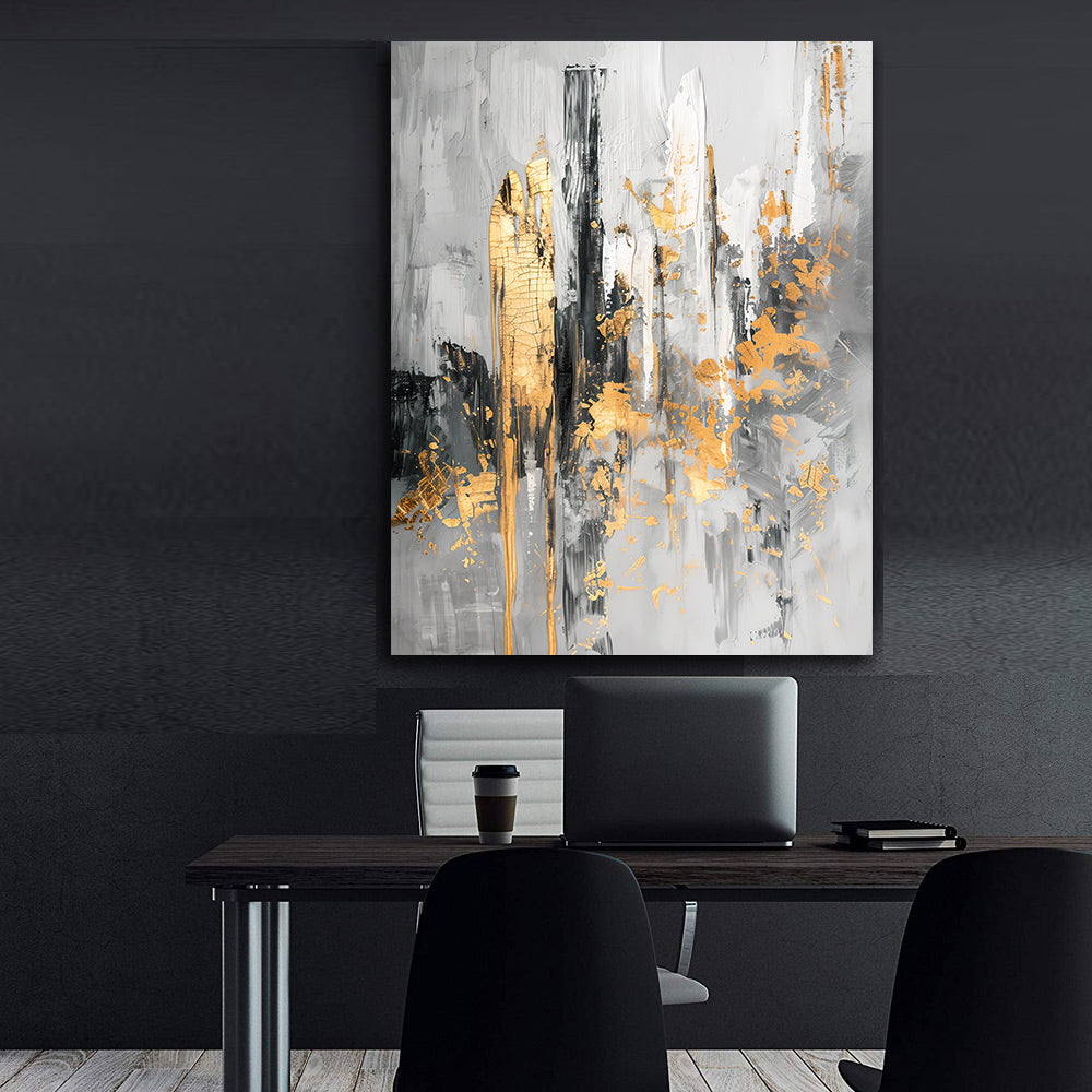 Canvas Painting - Abstract City