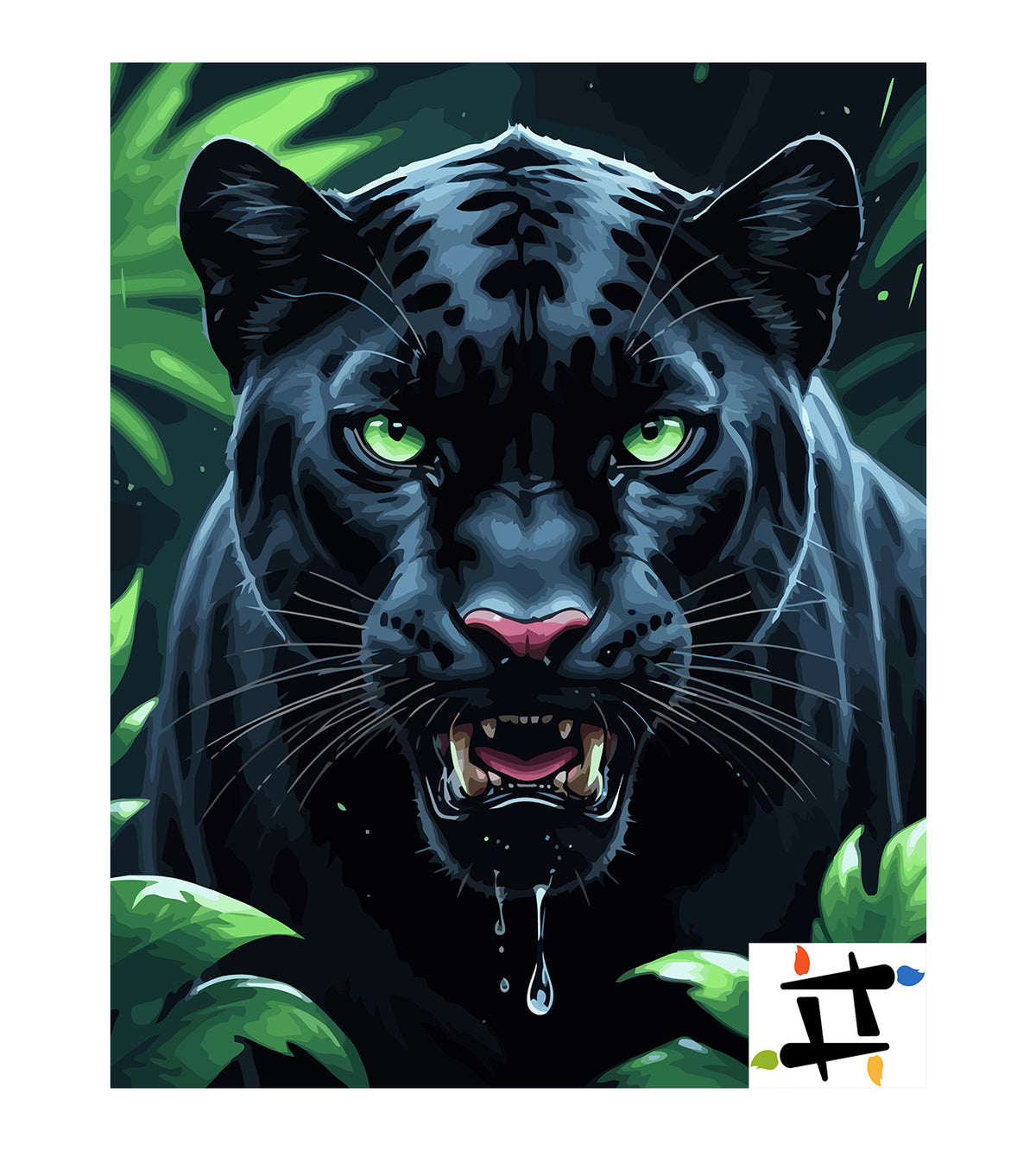 Pictura pe Numere – Umbra junglei 7334