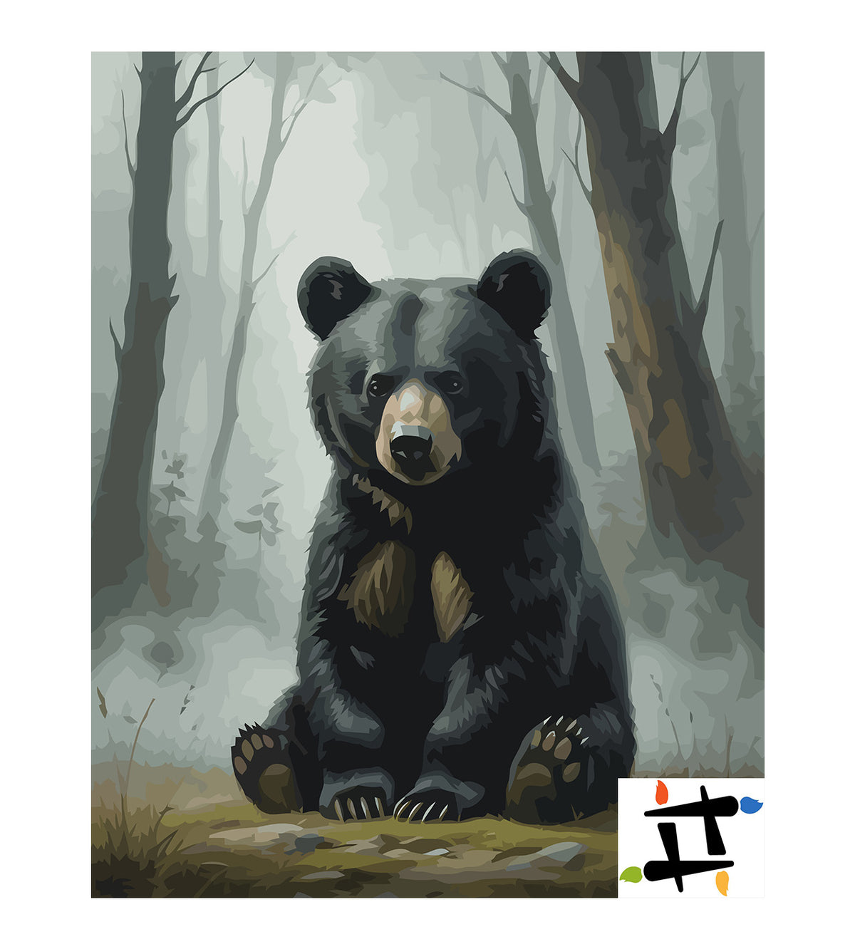 Рисуване по номера – Господарят на горите 7449