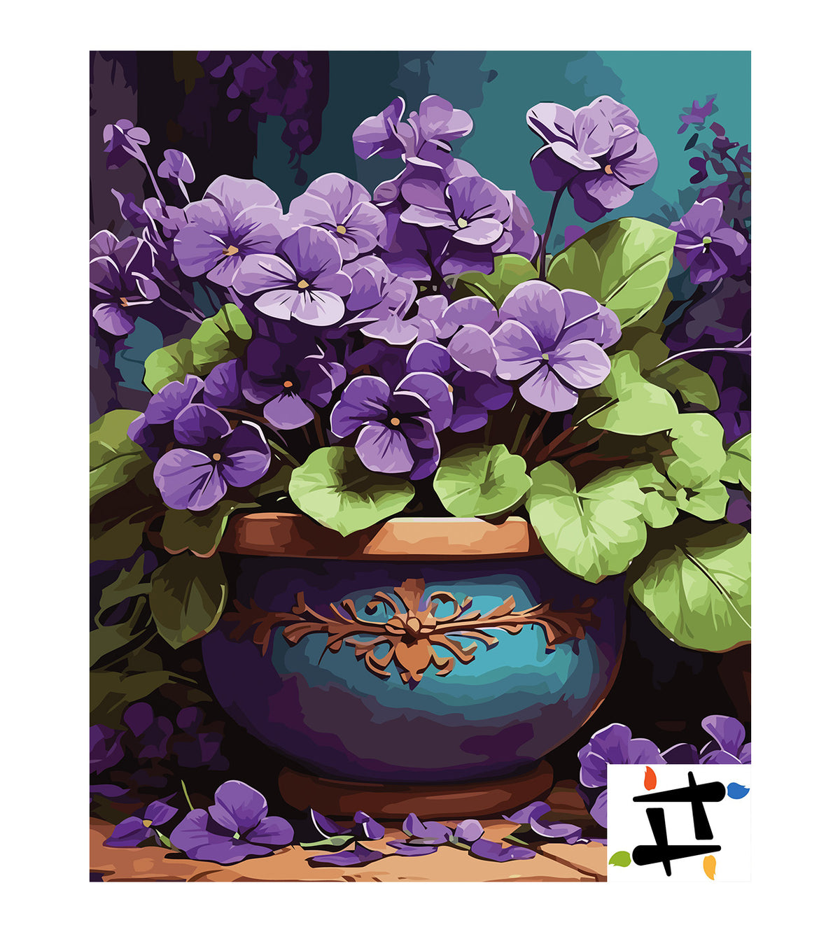 Pictura pe Numere – Taina violetelor 6974