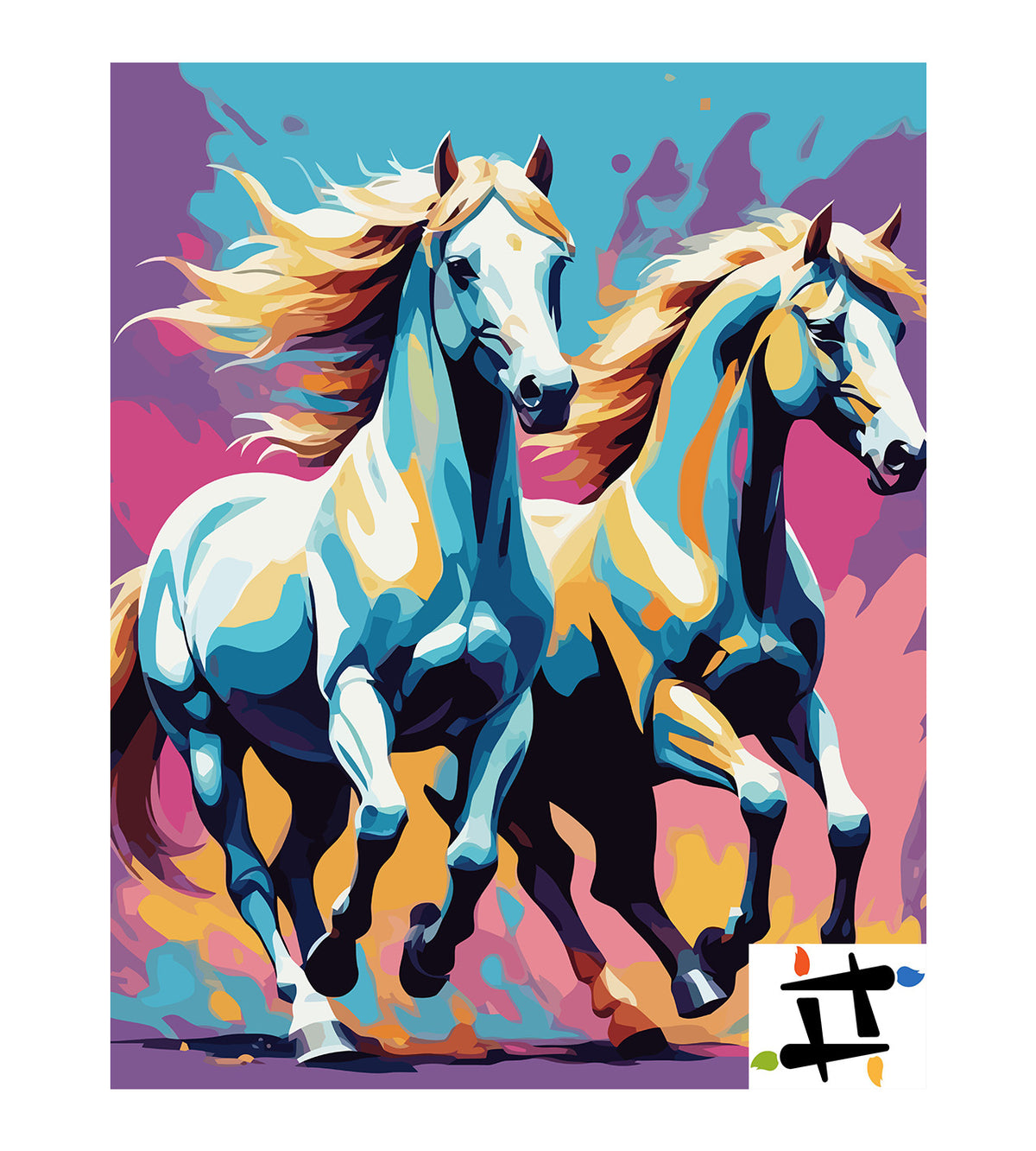 Pictura pe Numere – Galop liber 7416
