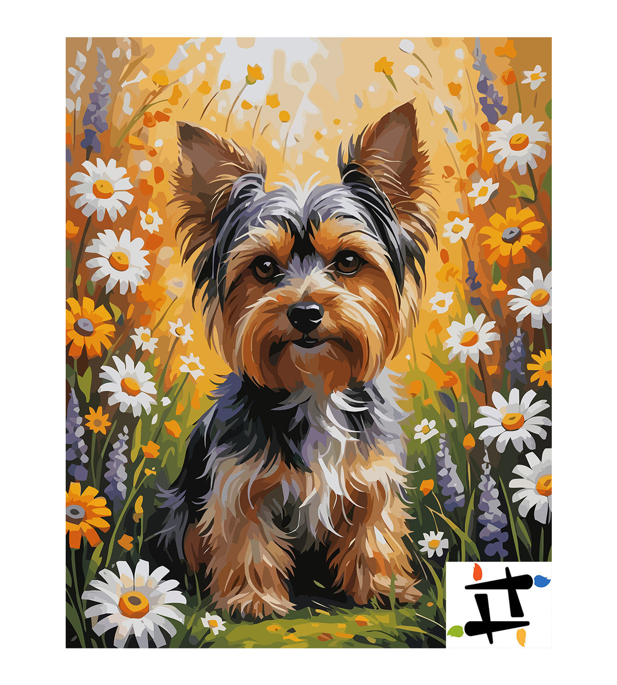 Pictura pe Numere – Micul yorkie 7473