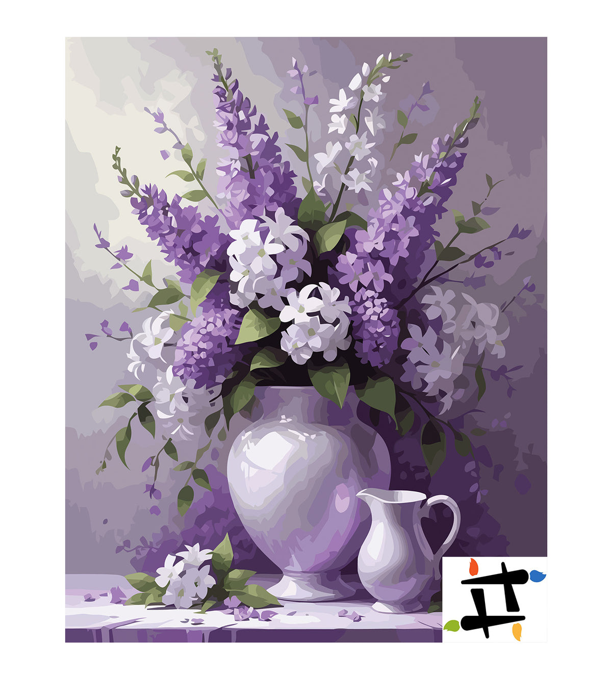 Pictura pe Numere – Armonie violeta 7037