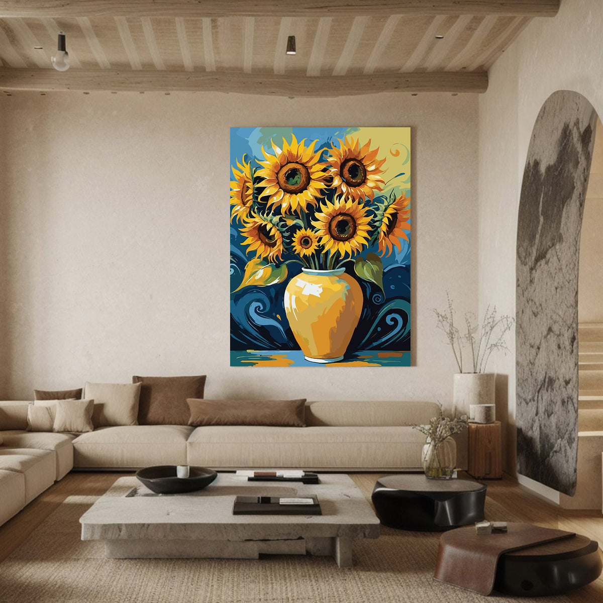 Pictura pe Numere – Floarea soarelui 7283