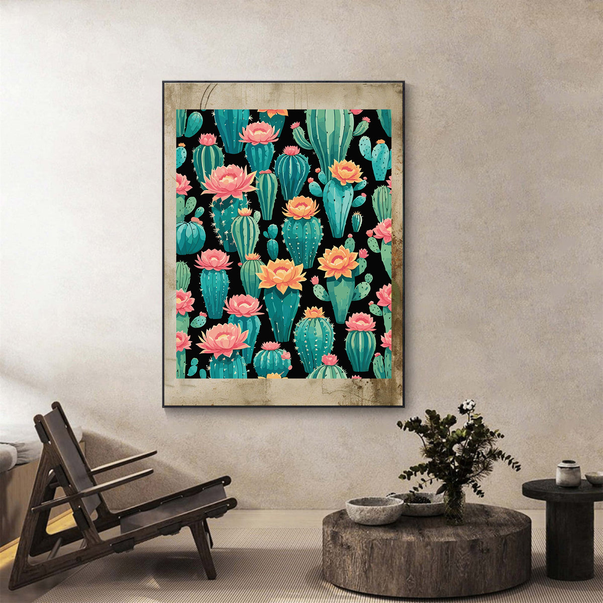 Pictura pe Numere – Cactus inflorit 6879