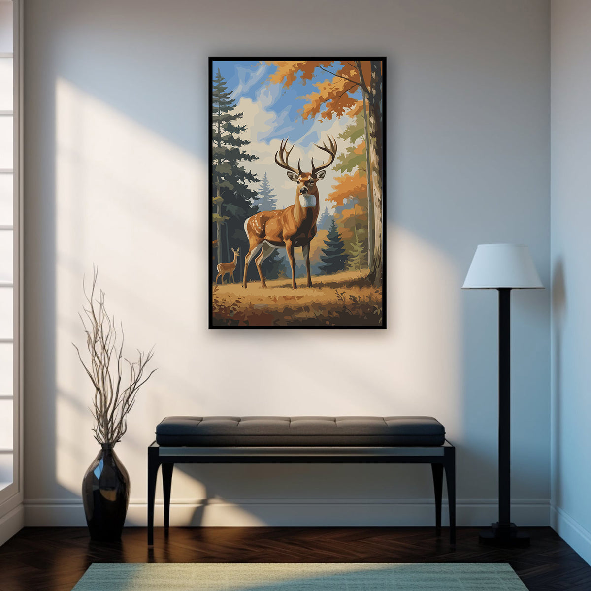 Pictura pe Numere – Majestatea cerbului falnic 7492
