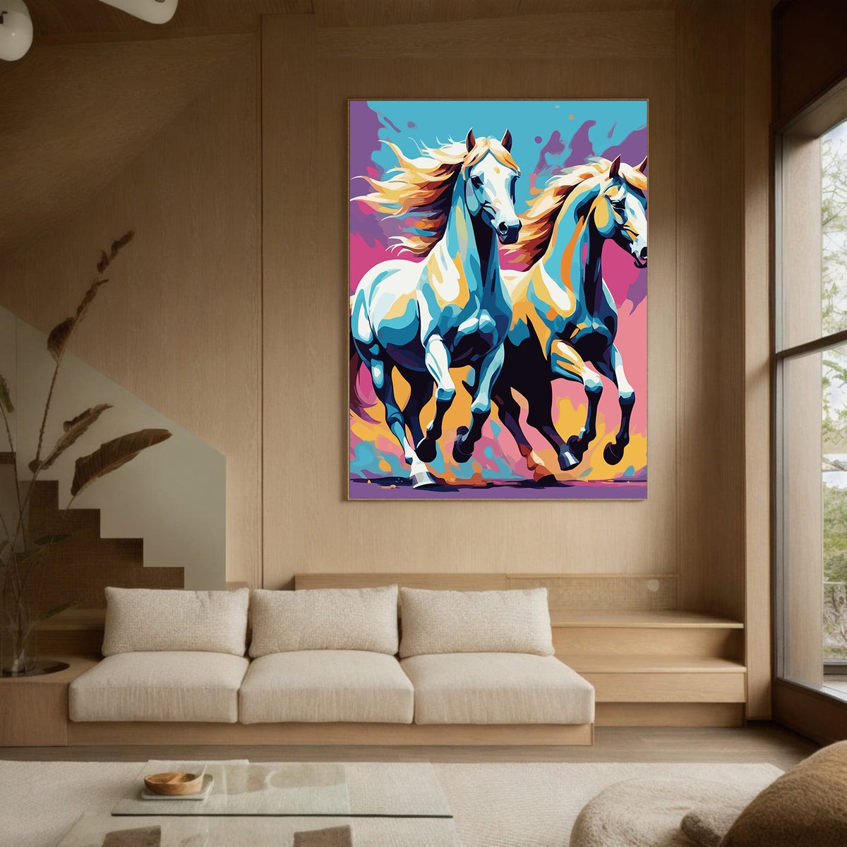 Pictura pe Numere – Galop liber 7416