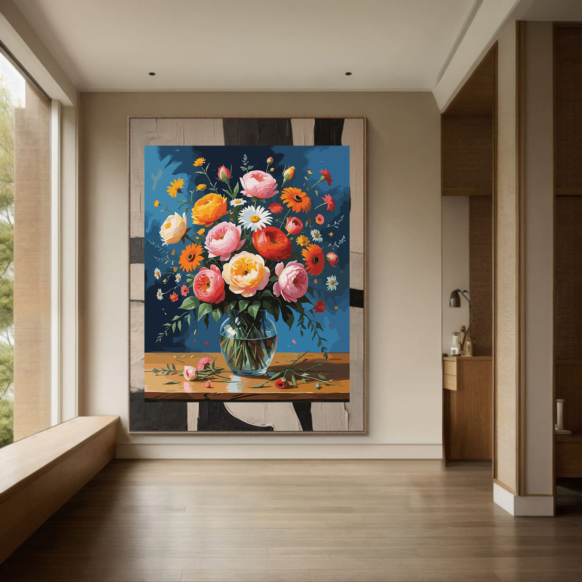 Pictura pe Numere – Efervescenta florala 7150