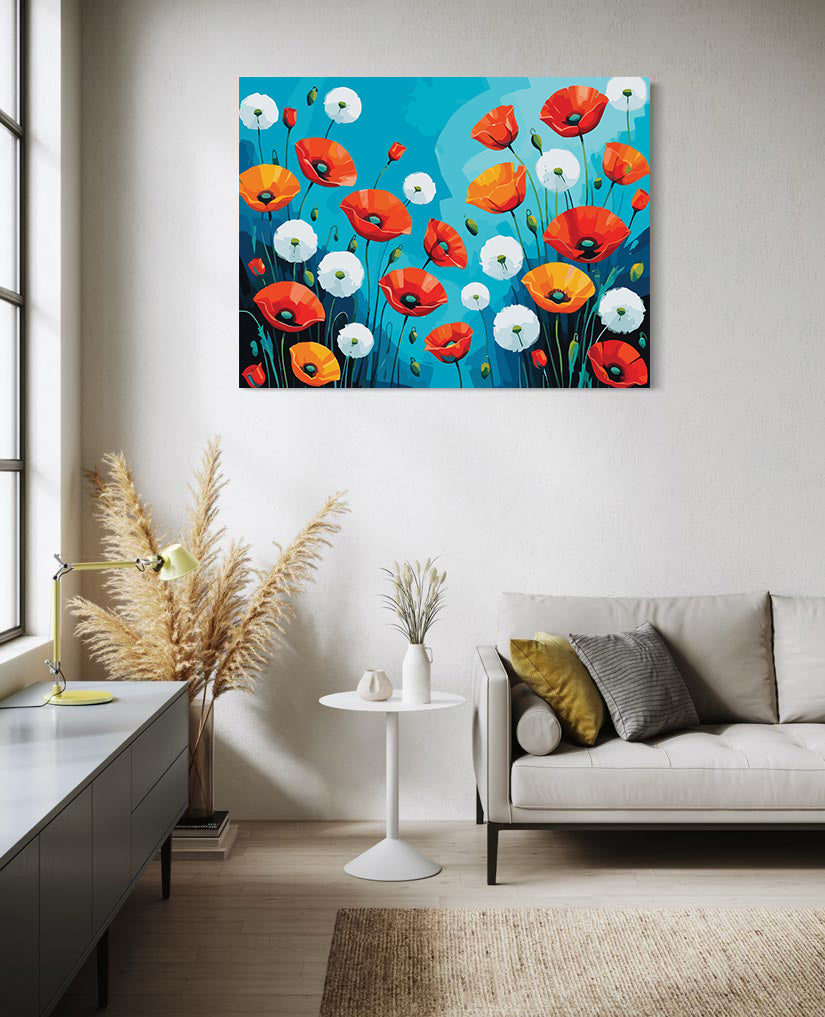 Рисуване по номера – Вибрация на цветя 6995
