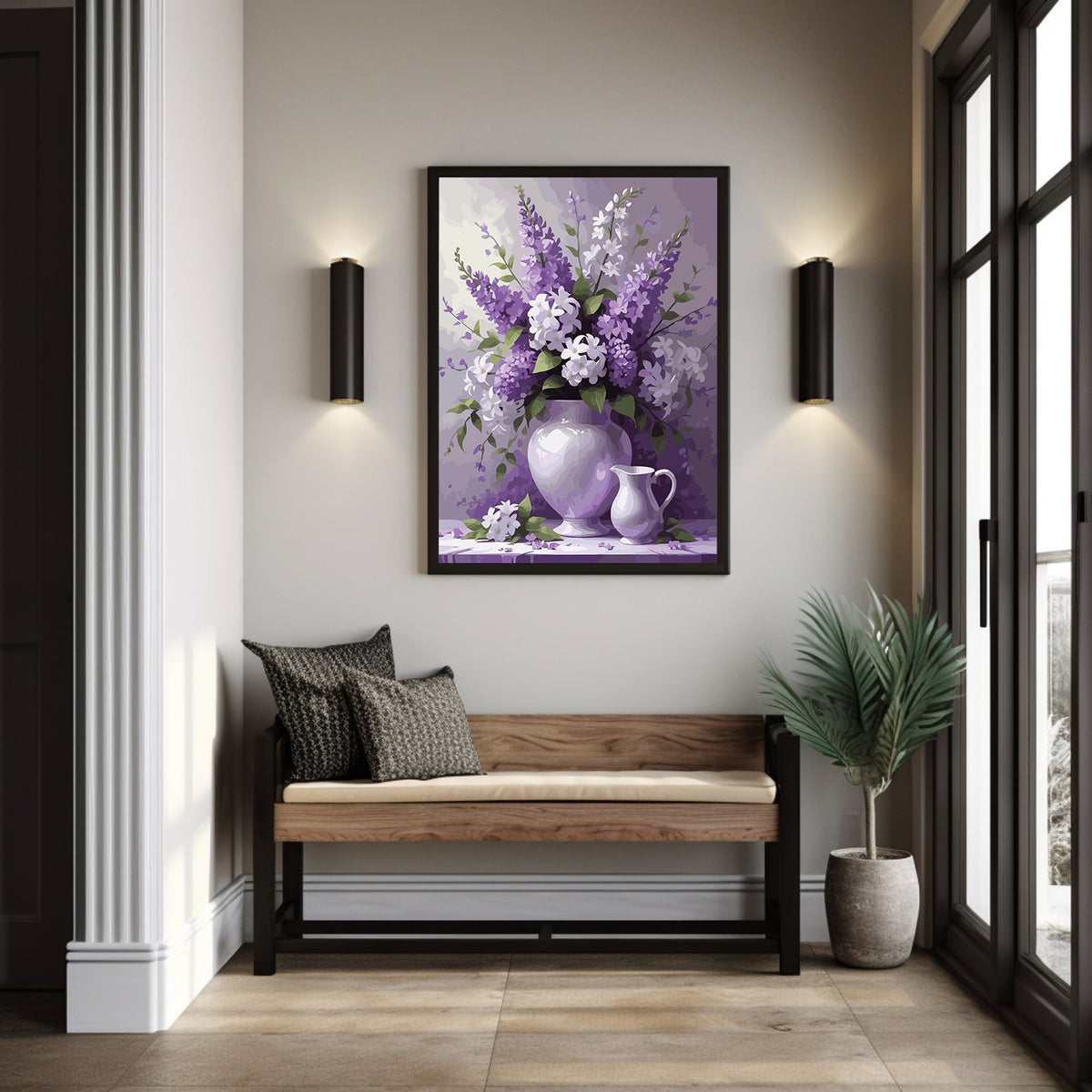 Pictura pe Numere – Armonie violeta 7037