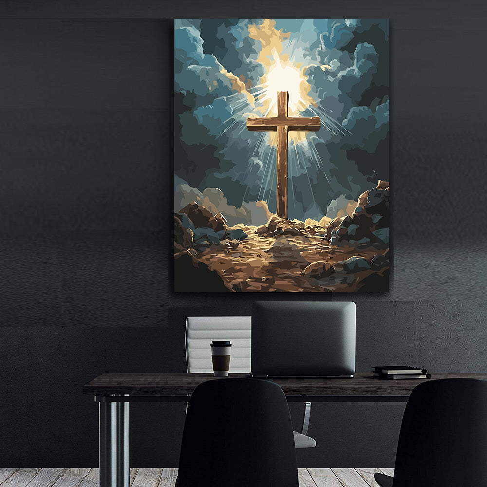 Pictura pe Numere – Cruce Crestina 6276