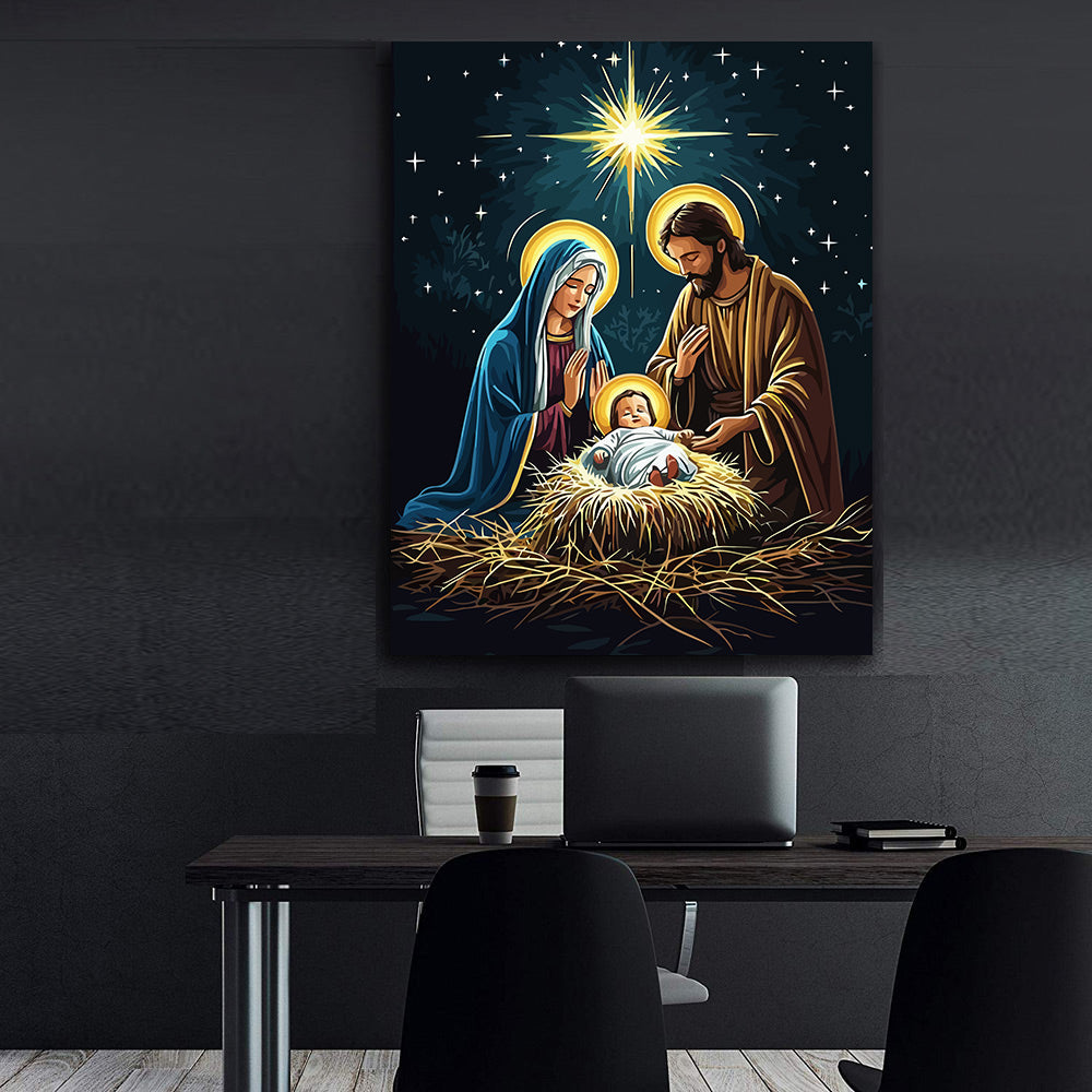 Pictura pe Numere – Nasterea Lui Isus Hristos 6281