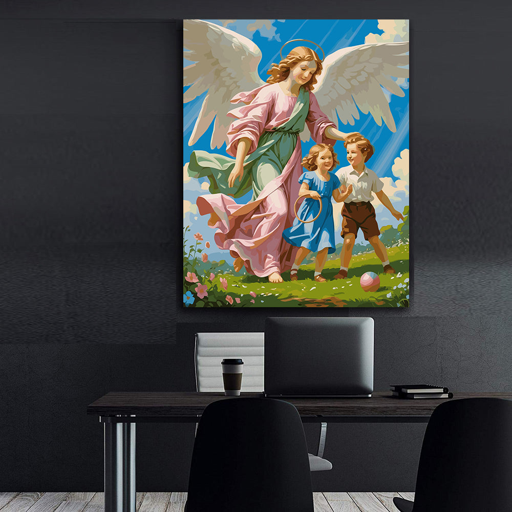 Pictura pe Numere – ingerul Pazitor 6335