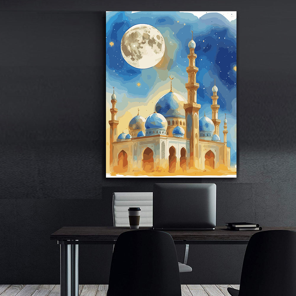 Pictura pe Numere – Moschee Sub Luna Plina 6372