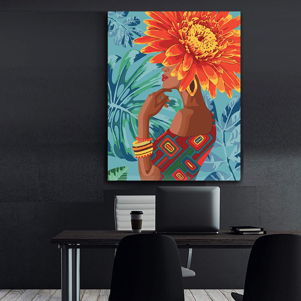 Pictura pe Numere - FlowerHead 6003