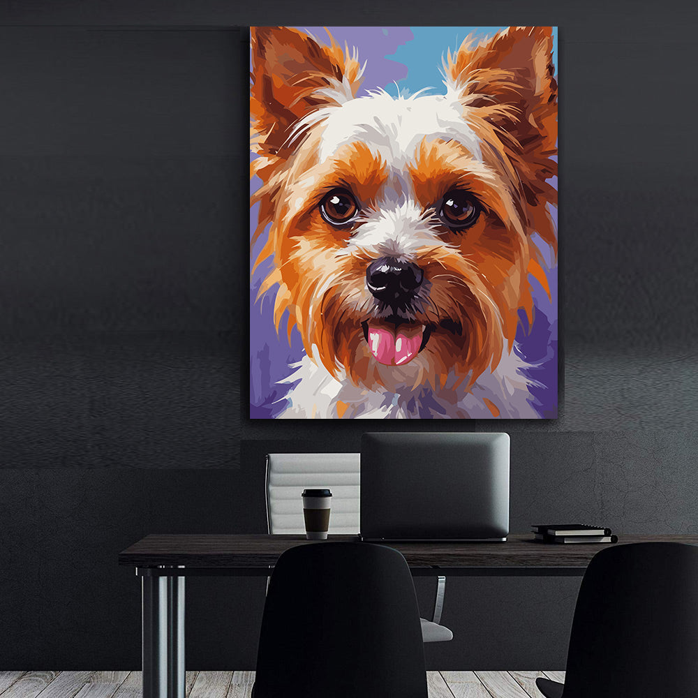 Pictura pe Numere – Zambetul strengarului yorkie 7392