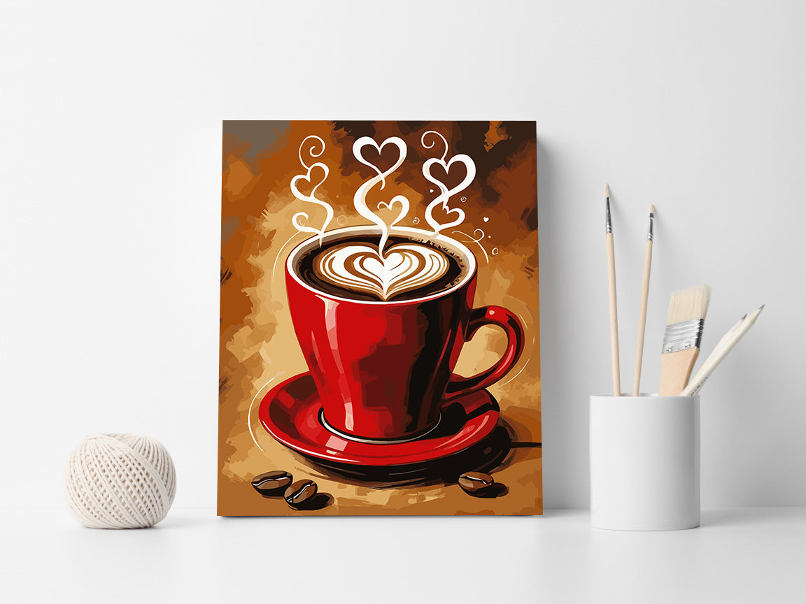 Pictura pe Numere – Cafea Cu Iubire 6438