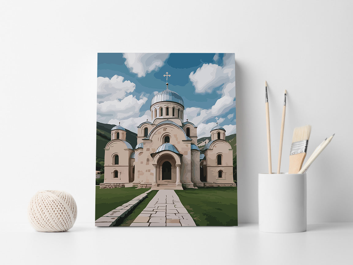 Pictura pe Numere – Manastirea Gradač 6321