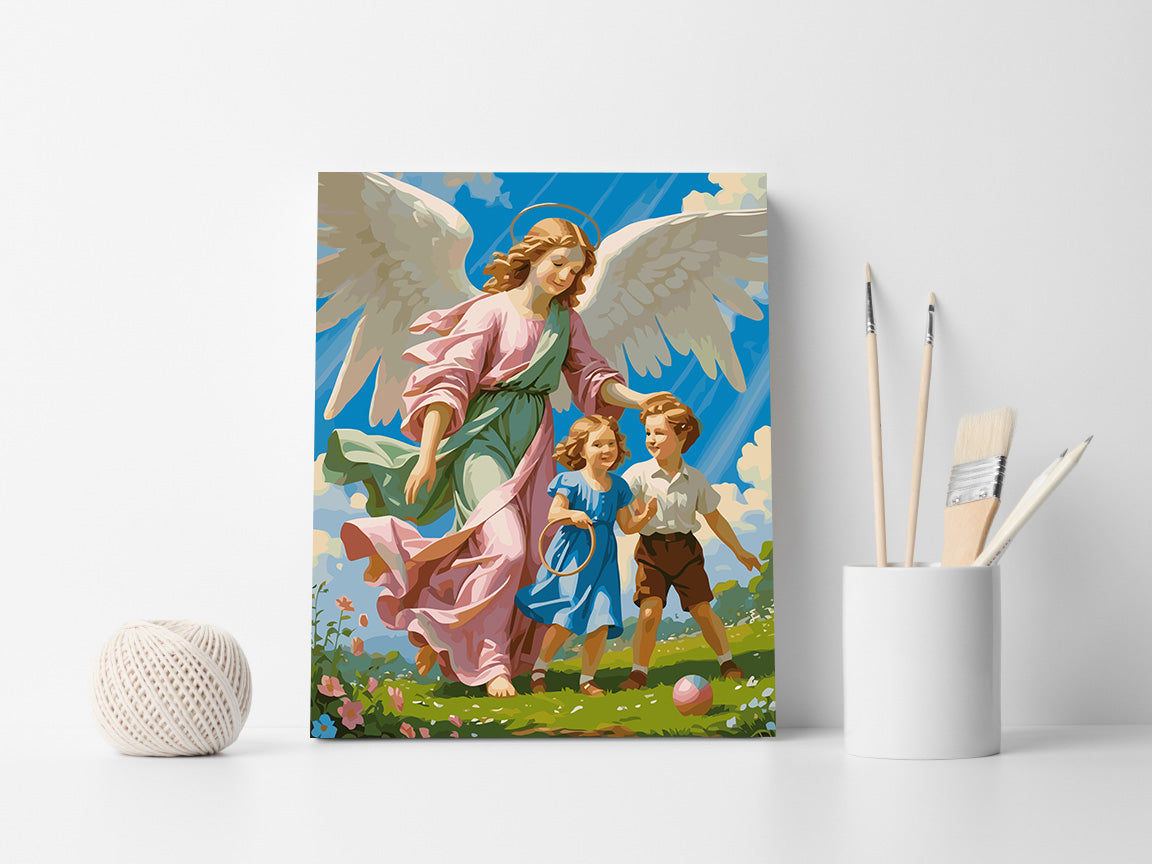 Pictura pe Numere – ingerul Pazitor 6335