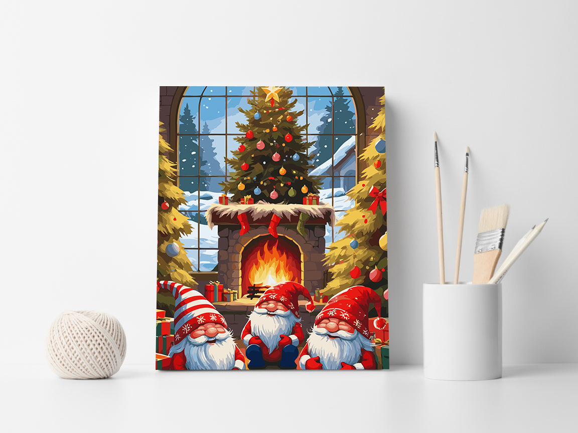 Pictura pe Numere – Elfi De Craciun 6207