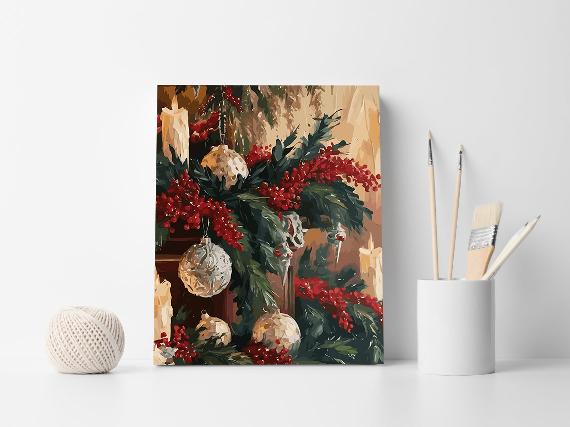 Pictura pe Numere – Decoratiuni De Craciun 6214