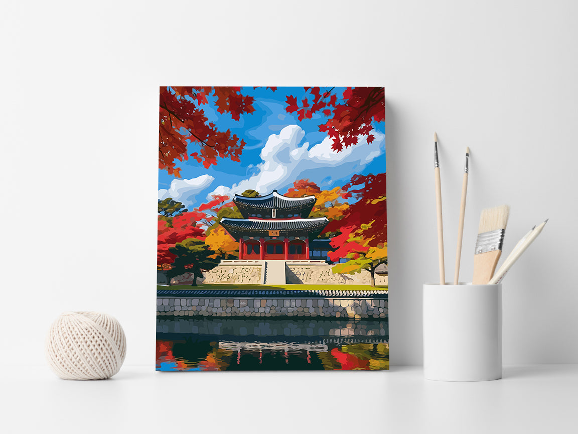 Pictura pe Numere – Peisaj de Toamna 6076
