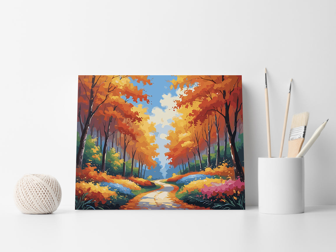 Pictura pe Numere – Peisaj de Toamna 6106