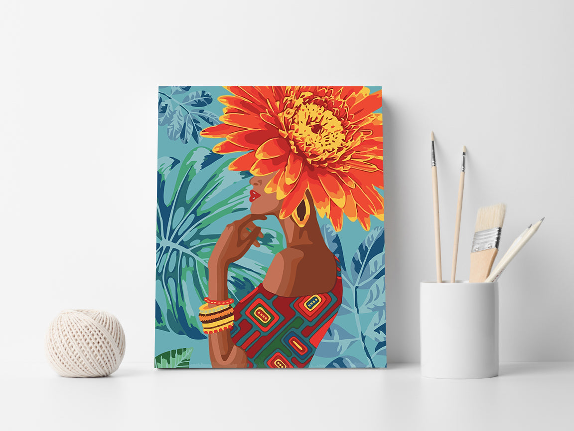 Pictura pe Numere - FlowerHead 6003