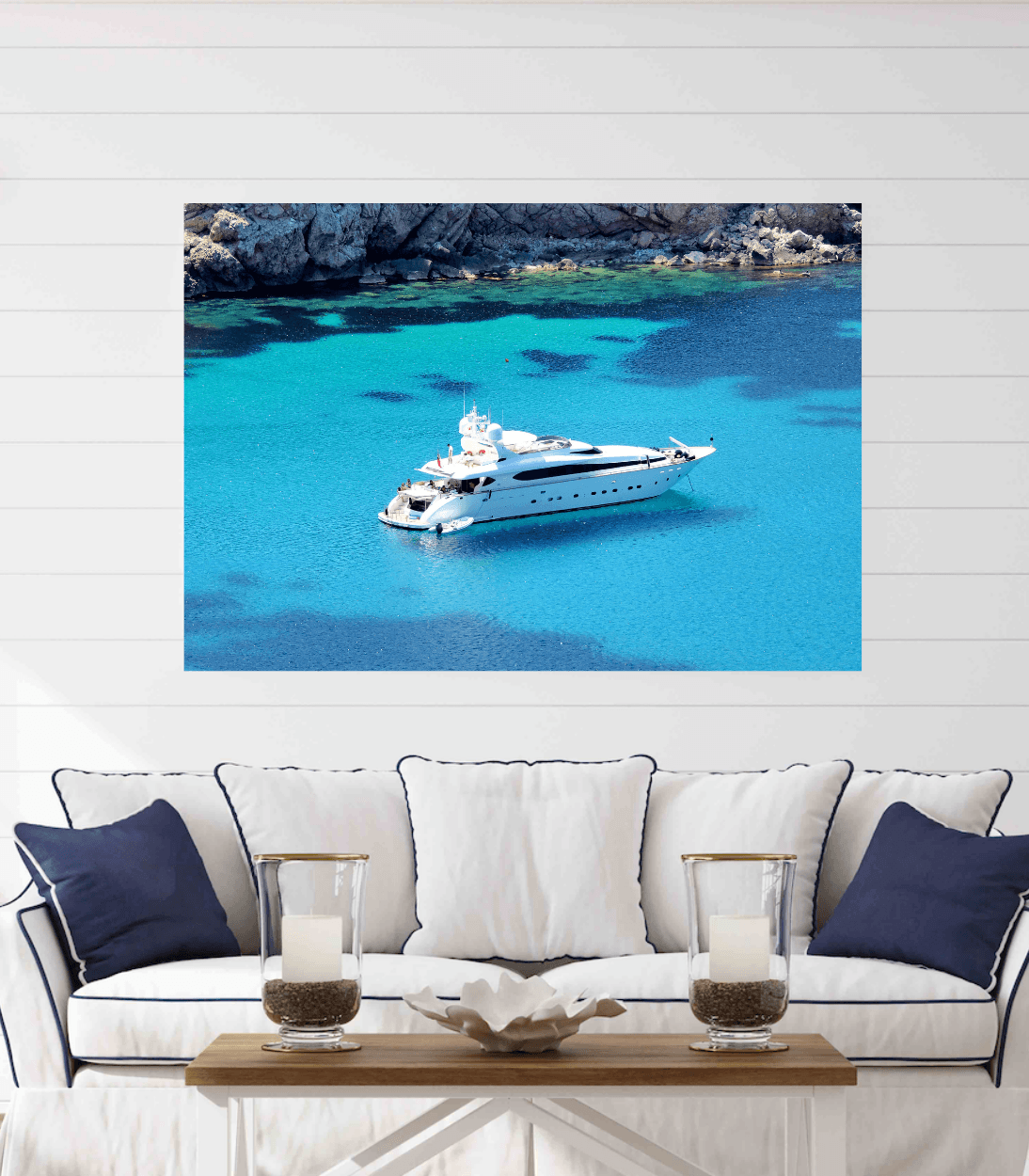 Colectie tablouri canvas: Tabloul este printat direct pe panza de inalta calitate. Poate fi montat pe un sasiu optional pentru inramare.