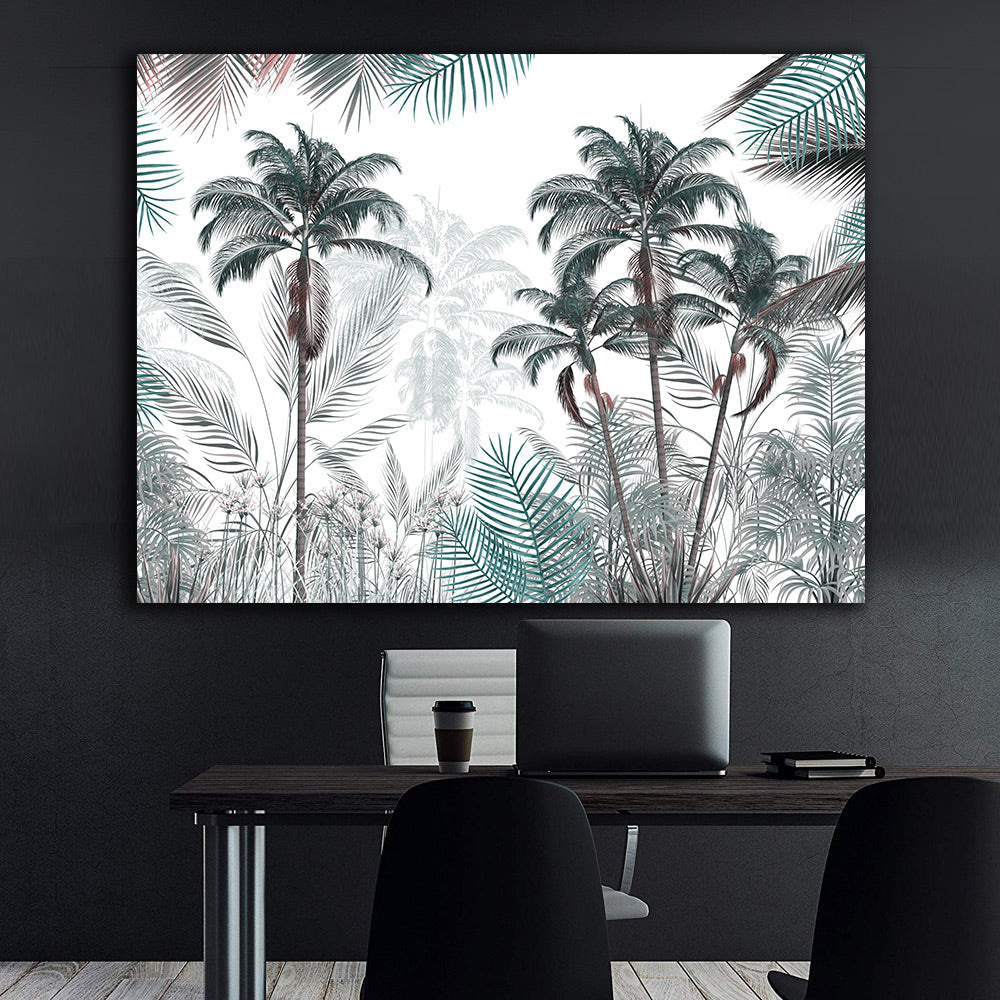 Canvas Painting - Palm Trees Landscape