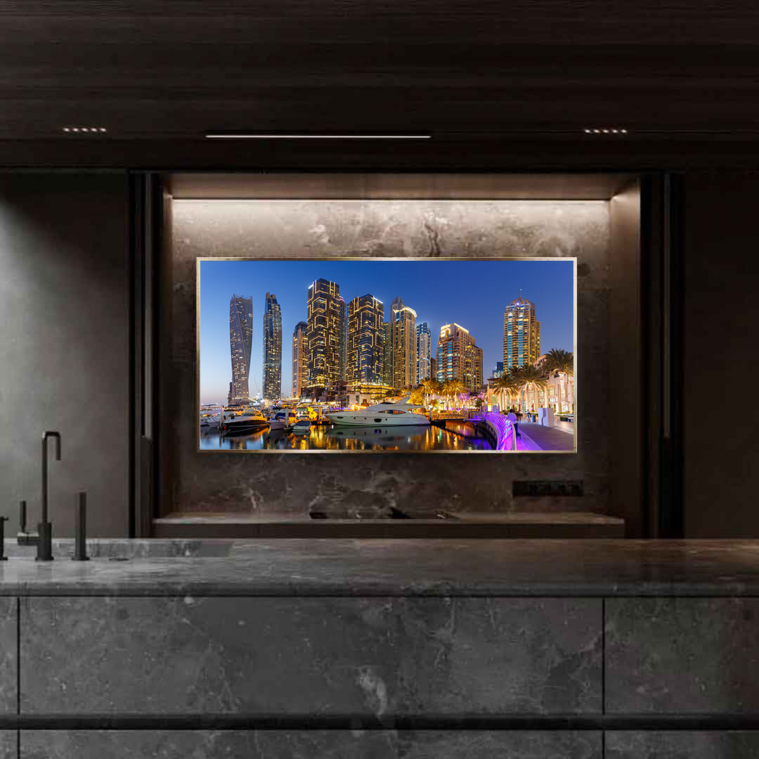 Tablou Canvas - Dubai Marina Noaptea