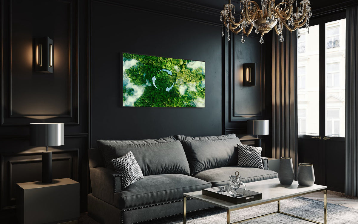 Canvas Painting - Green Trees Recycling