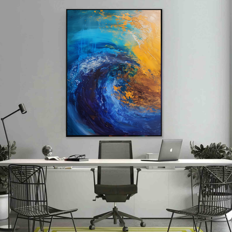 Canvas Painting - Sea Wave