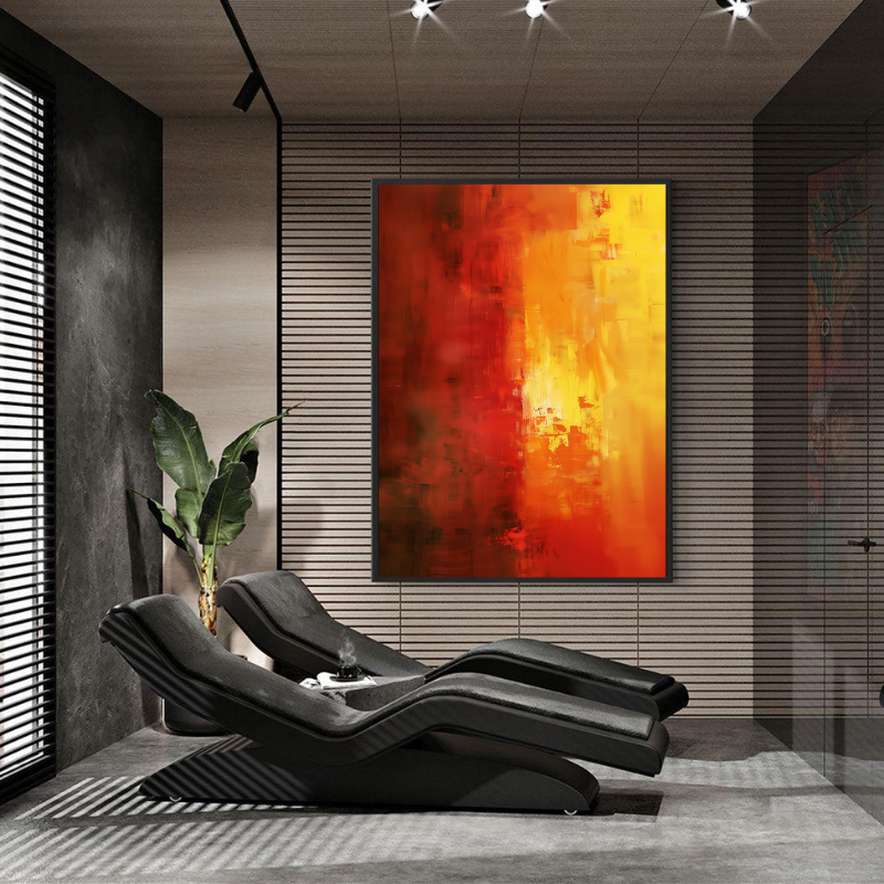 Tablou Canvas - Abstract Flames
