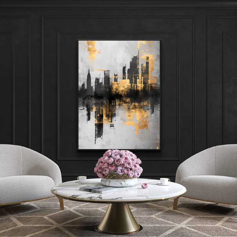 Tablou Canvas - Oras Abstract