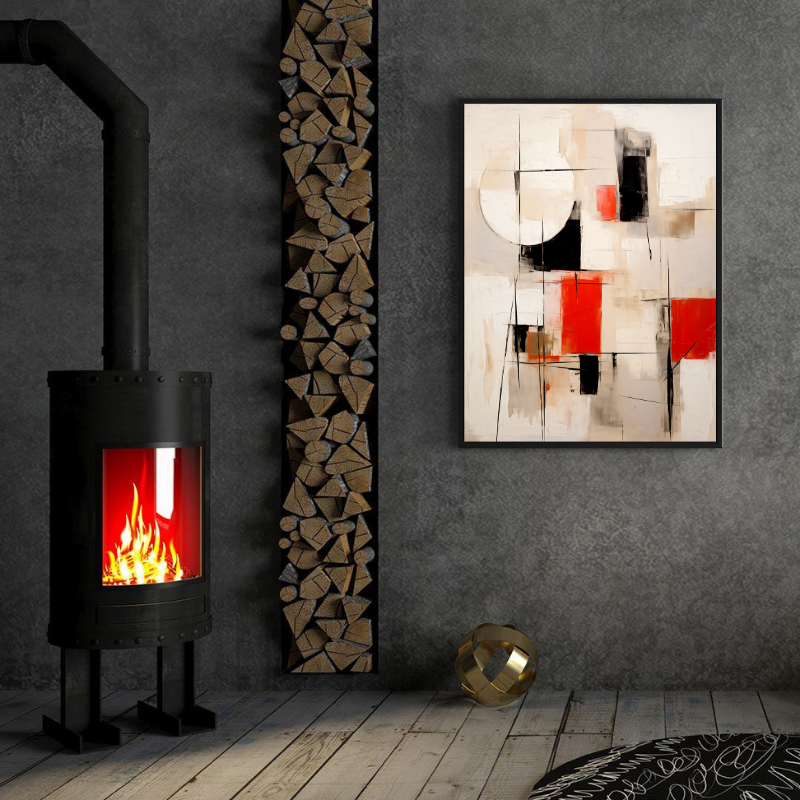 Canvas painting - Modern Abstract Geometry