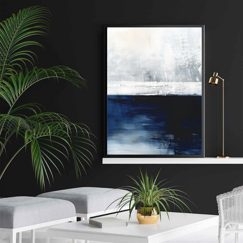Canvas Painting - Abstract Coastal Landscape