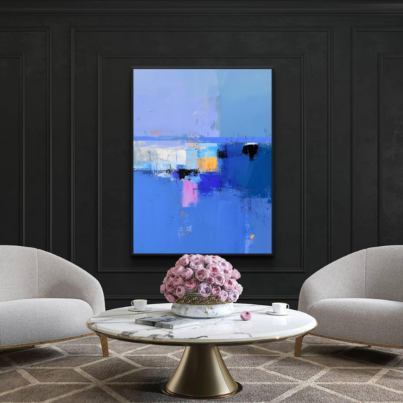 Tablou Canvas - Blue Mood Abstract Art