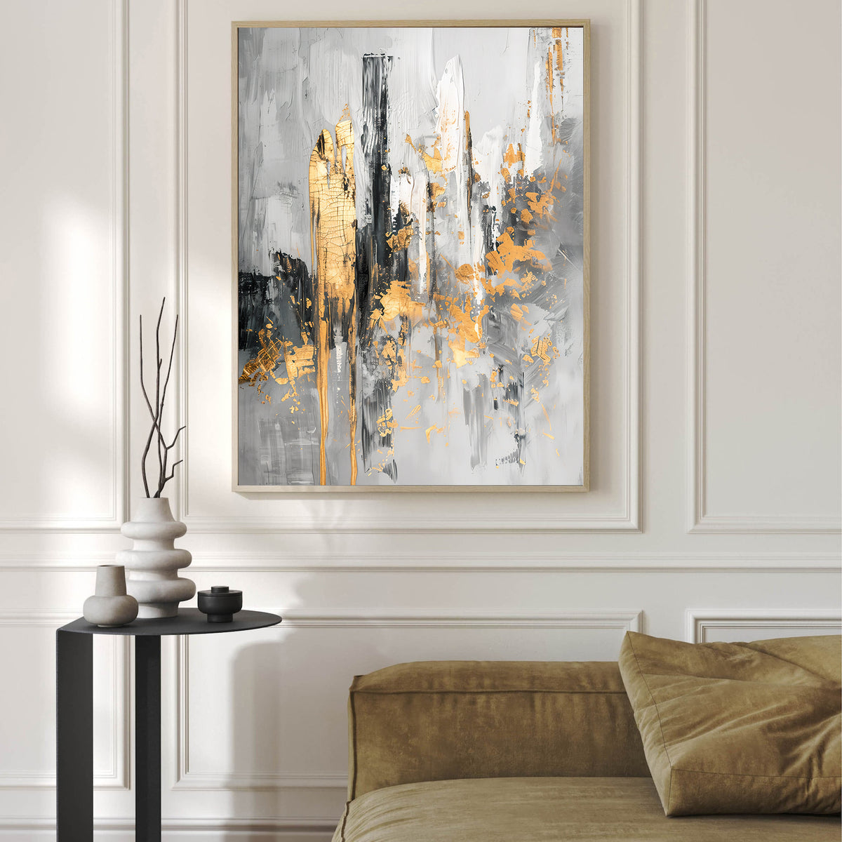 Canvas Painting - Abstract City