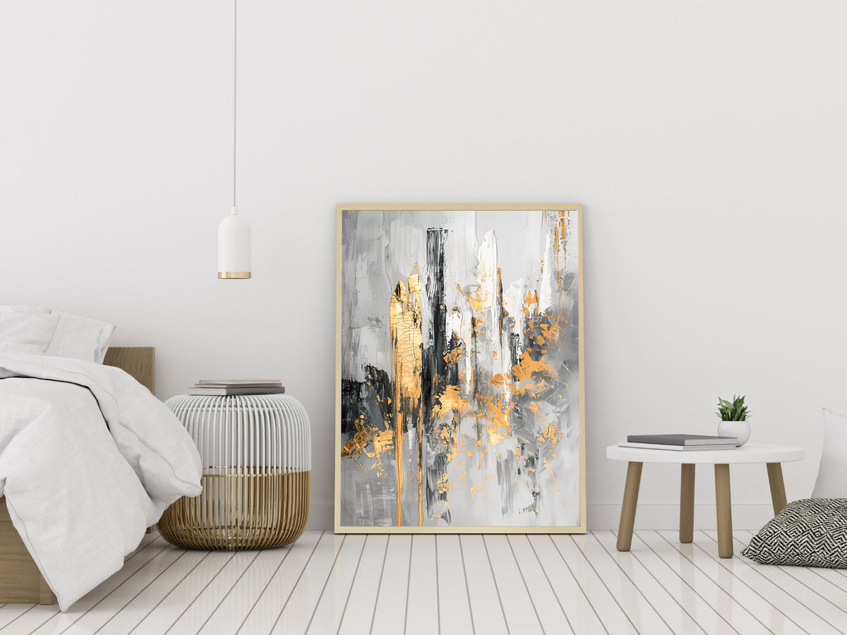 Canvas Painting - Abstract City