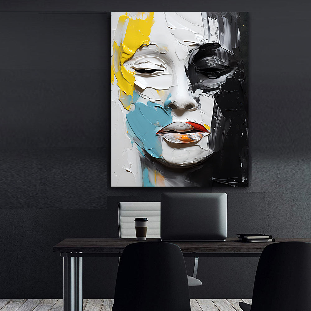 Canvas Painting - Abstract Portrait