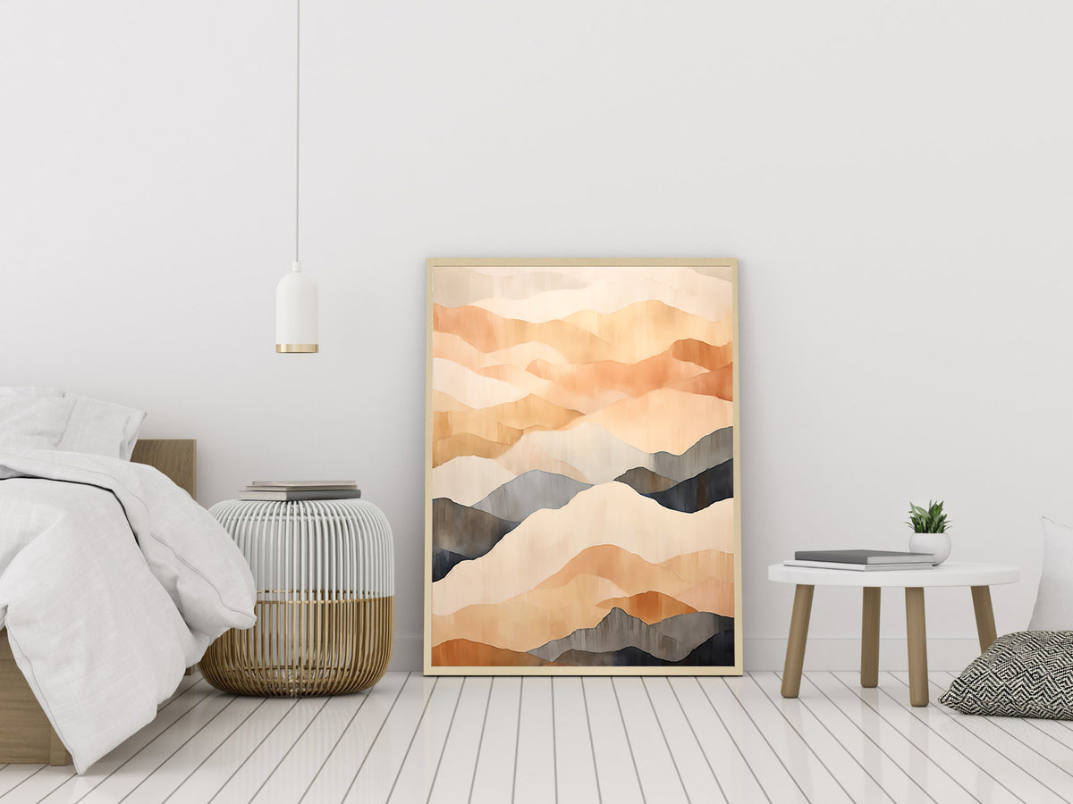 Tablou Canvas - Mountain Abstract Art