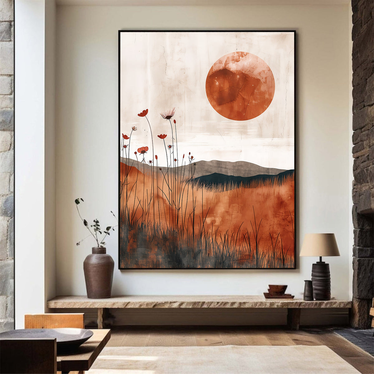 Tablou Canvas - Flower Abstract Art