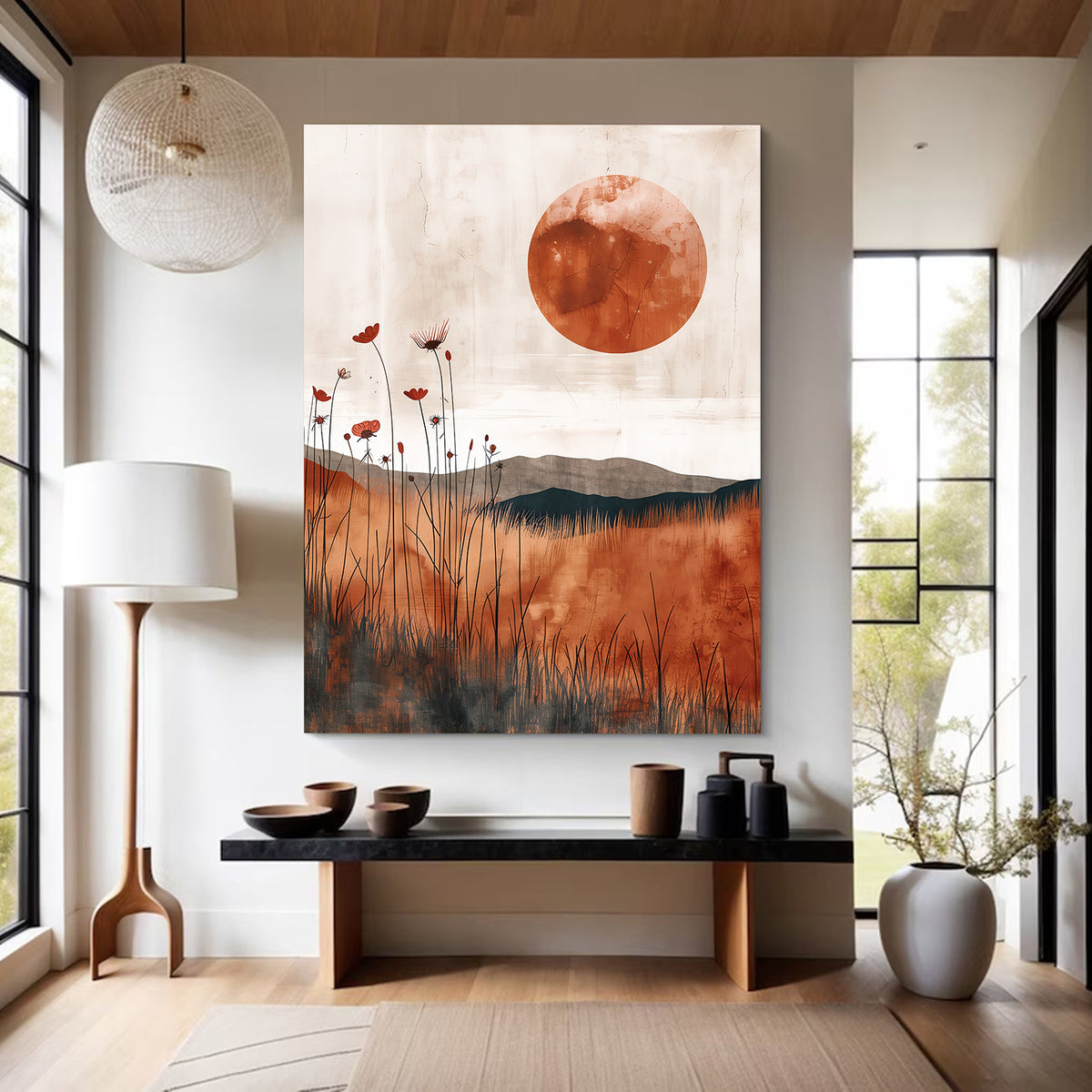 Tablou Canvas - Flower Abstract Art
