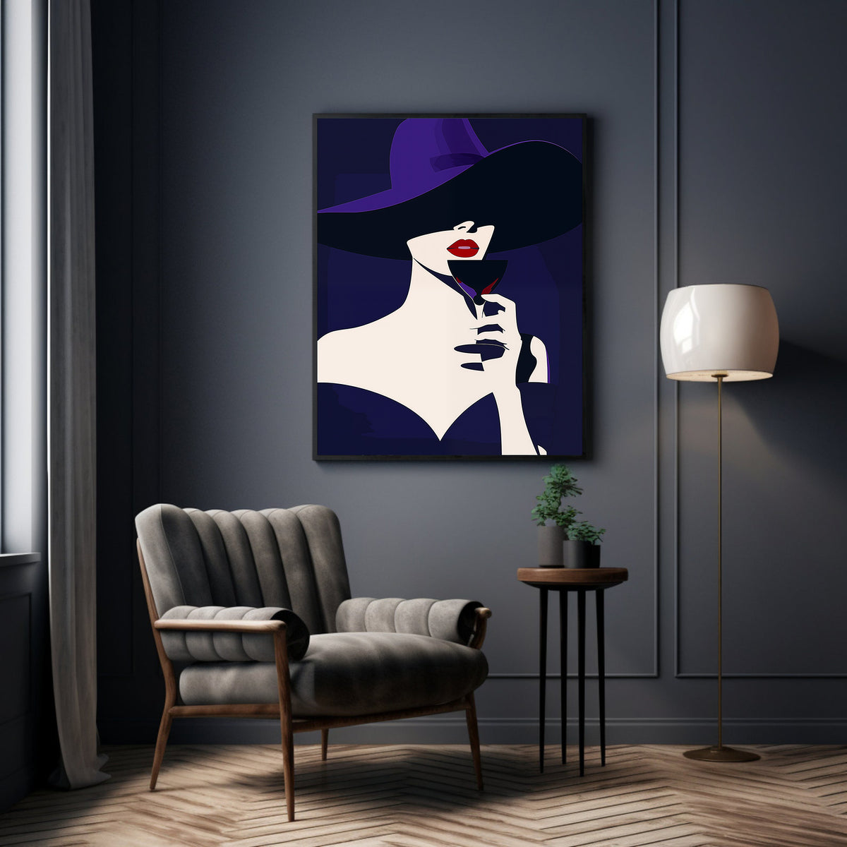 Tablou Canvas - Femeie Enigmatica