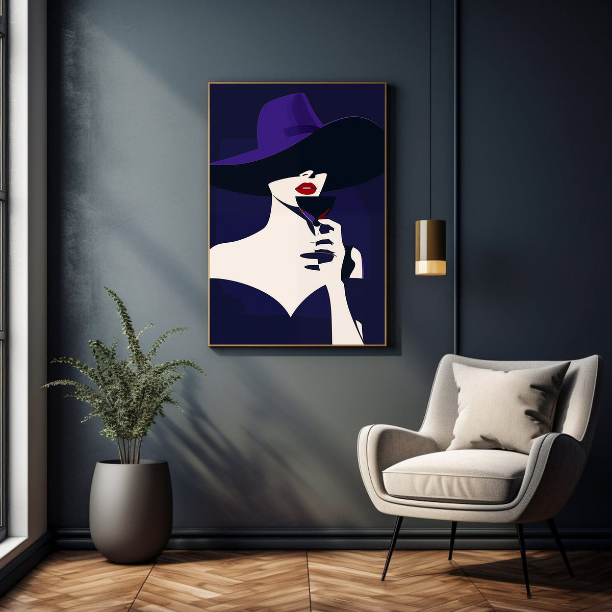 Tablou Canvas - Femeie Enigmatica
