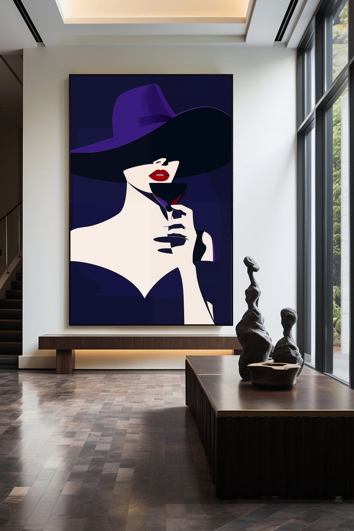 Tablou Canvas - Femeie Enigmatica