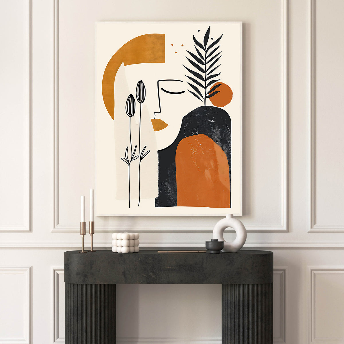 Canvas Painting - Abstract Portrait